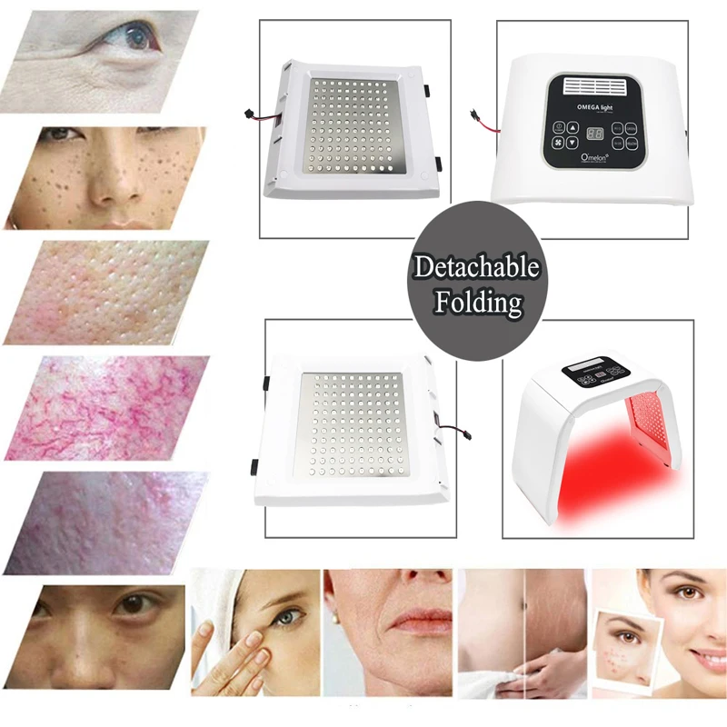  PDT Light Mask 4 in 1 Portable Skin Rejuvenation Face Tightening Machine  LED Photonic Beauty Devic - 4000055169584