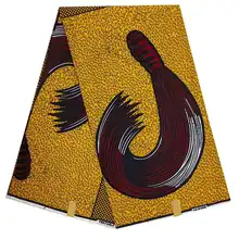 Нигерийский 6 ярдов/партия африканская Женская мода платье настоящий голландский воск печати ткань настоящий, из Анкары дизайн для свадебной вечеринки