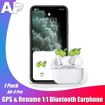 

Acespower Air 3 Pro Earphone GPS Rename TWS Wireless Bluetooth Surround Stereo Noise Reduction Handsfree for iPhone 1:1 with Box