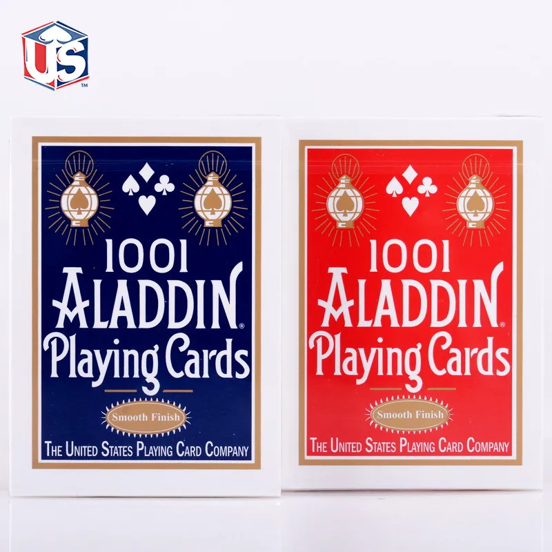 Хуэй qi покер Аладдин 1001 блестящие боковые игральные карты льняная отделка покер Аладдин в форме цветка Волшебный реквизит