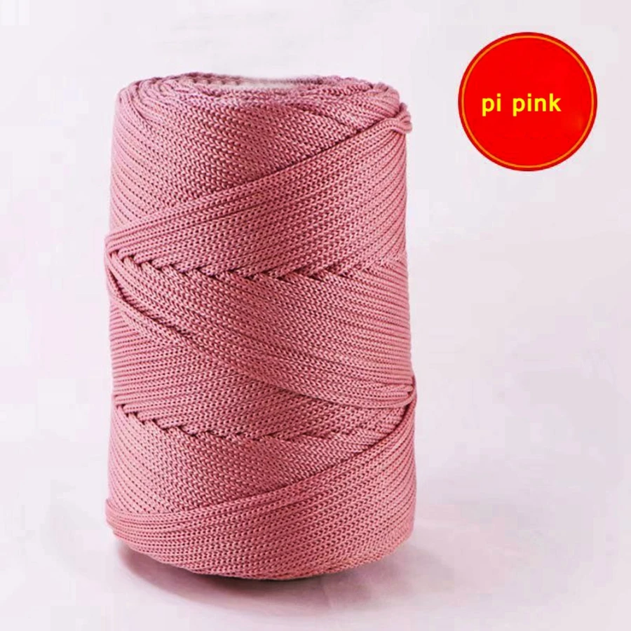3mm 230g/roll Nylon Ice Yarn for hand knitting Summer Hats Bags Knitted Crochet DIY Handmade Craft Knit Yarn Thread 5