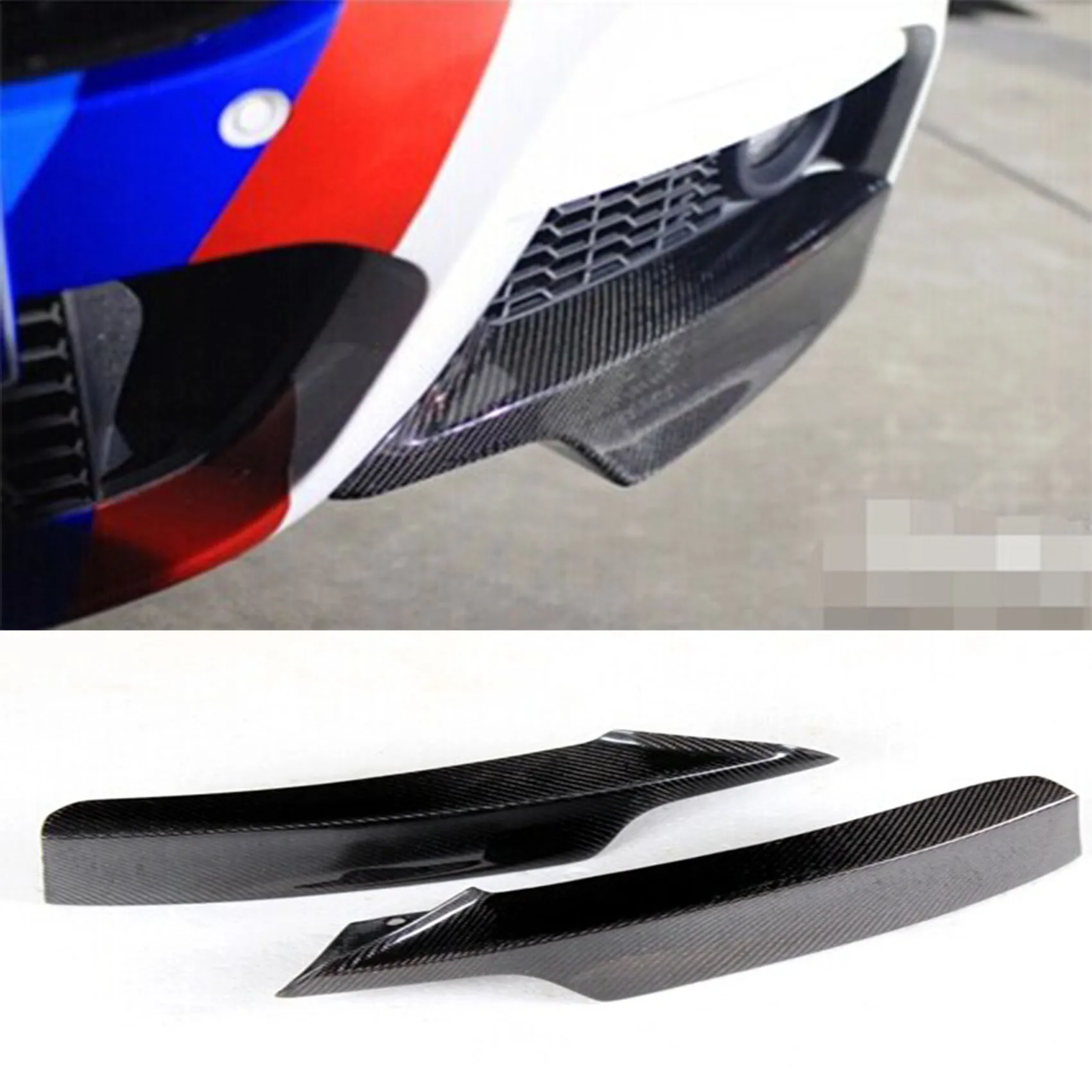 F30 M Sport сплиттер переднего бампера из углеродного волокна фартуки для резки