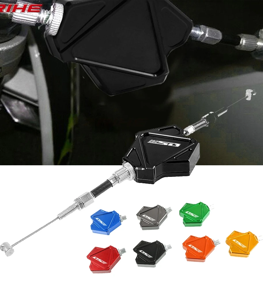 

ZR Motorcycle CNC Aluminium accessories Motorcycle Pull Cable System Easy Pull Clutch Lever System FOR SUZUKI 250SB