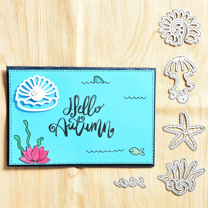 

Eastshape Marine Life Starfish Sea Metal Cutting Dies New 2019 Craft Dies Scrapbooking Album Embossing Stencil Die Cut Decor
