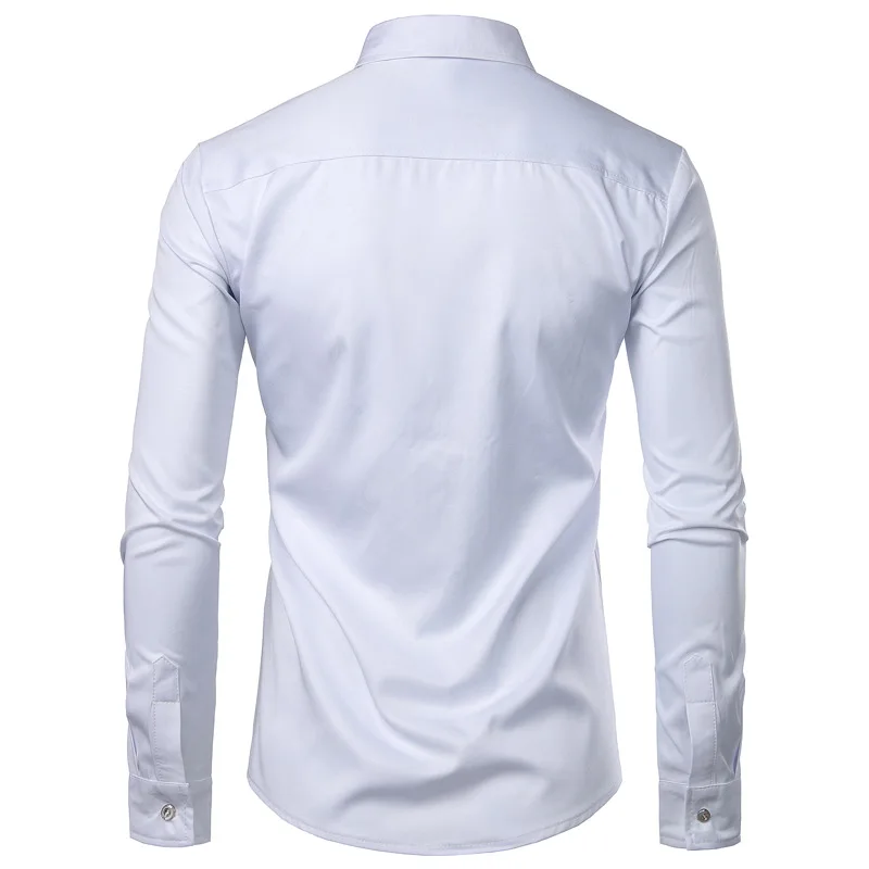 Мужская рубашка с узором пейсли, Chemise Homme, весна, длинный рукав, цветочный рисунок, нарядные рубашки, мужские повседневные, приталенные, для свадьбы, вечеринки, Camisa Masculina