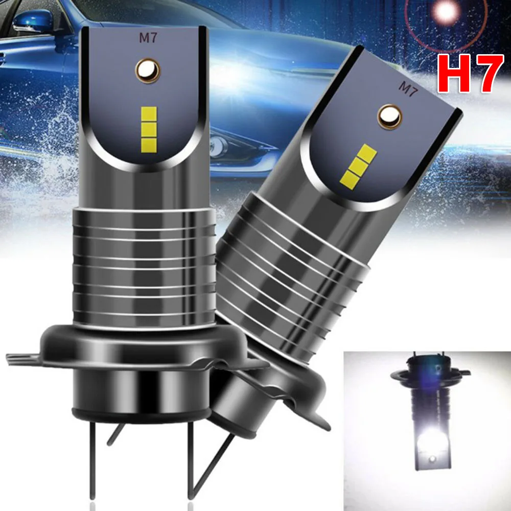 H7 110 Вт 30000LM светодиодный автомобильный противотуманный светильник, лампа, головной светильник, конверсионный комплект Canbus 6000 K, быстрое охлаждение без балласта или водителя