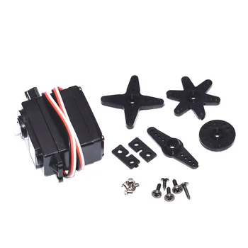 

H44 DS04-NFC servo 360-degree Continuous Rotation Servos DC Gear Motor Smart Car Robot Torsion 5.5kg/cm DC 4.8V-6V