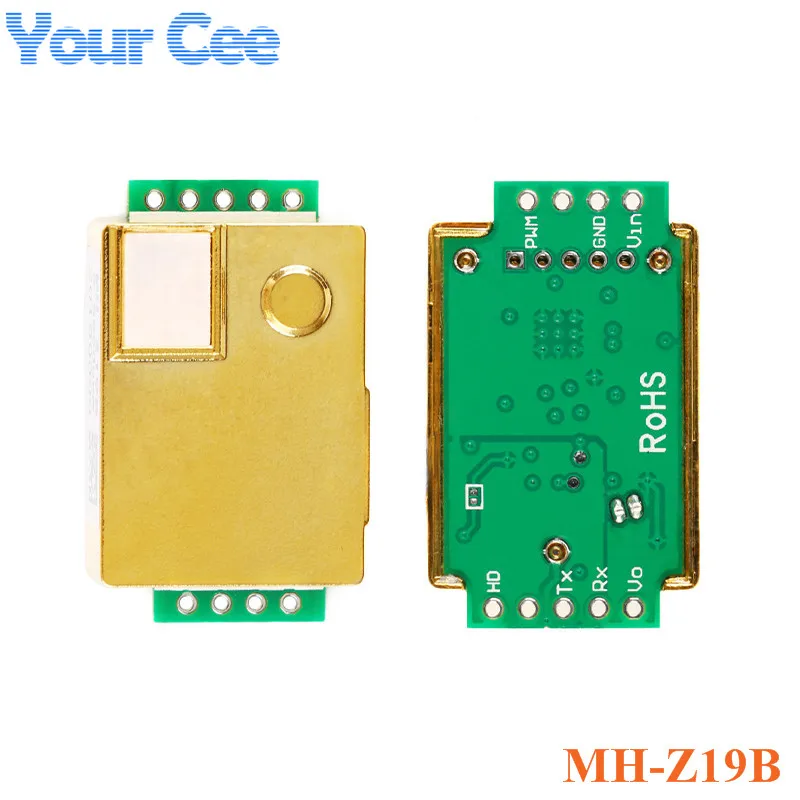 MH Z19 Z19B Z19C инфракрасный датчик CO2 для CO 2 монитор углекислого газа модуль 0 5000ppm UART