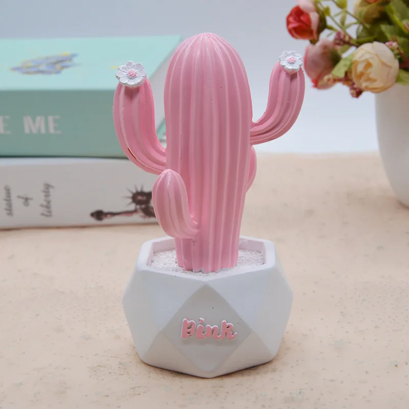 Home Deskstop украшение из Смолы Кактус офисный стол Декор милые украшения подарки DIY