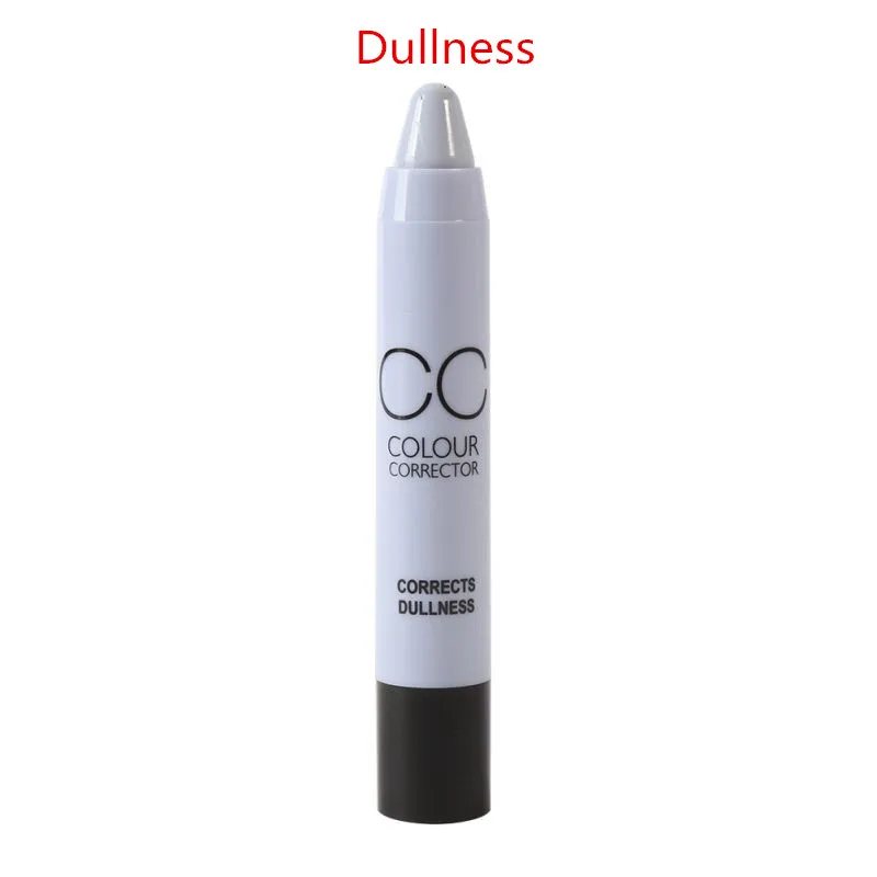 6 Corrects Dullness Корректор недостатков уход за кожей лица макияж CC Цвет, тональный крем, базовая Палетка карандашом, выравнивает выпирающую палка с помощью Menow Косметическая. w - Цвет: 6 Corrects Dullness
