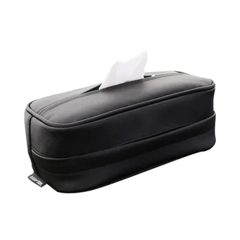 

NEW Multifunctional tissue bag with hanging drawer for car Car tissue box car hanging rectangle shaped tissue box
