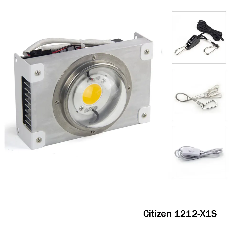 CF GROW COB светодиодный светильник для выращивания полного спектра CXB Series100W Citizen светодиодный светильник для выращивания растений для комнатной палатки теплицы гидропоники - Испускаемый цвет: Citizen 1212-X1S