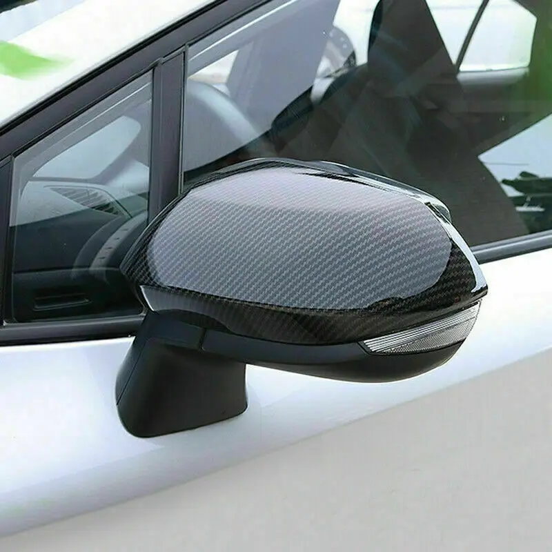 

Украшение из хромированного АБС-пластика в стиле углеродного волокна для Toyota Corolla Altis 2019-2021, чехол для бокового зеркала заднего вида автомобиля, крышка, отделка рамы