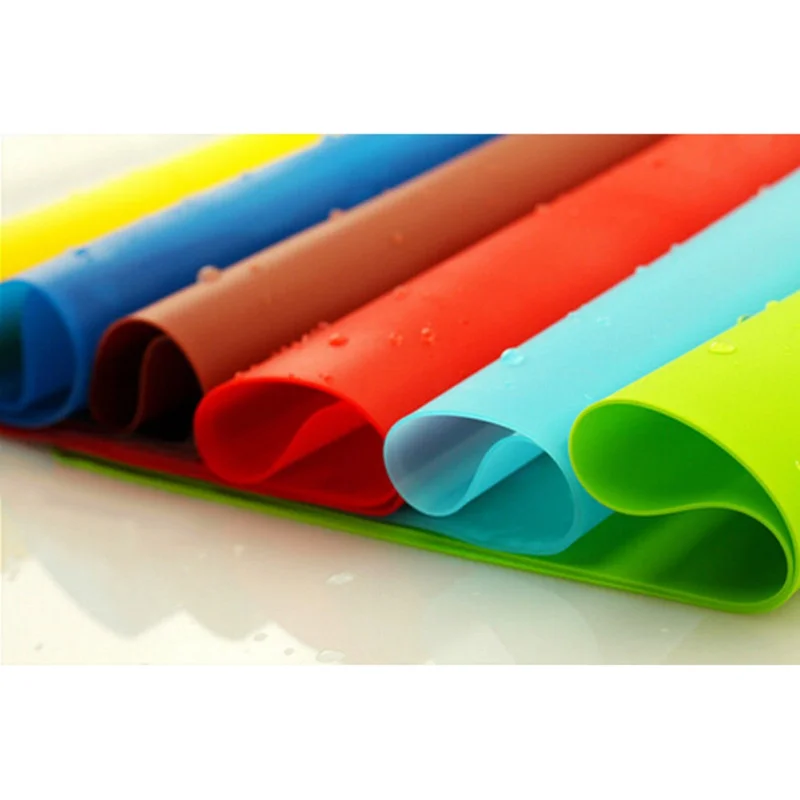 6 цветов силиконовые выпечки антипригарный коврик поддон лайнер коврик настольный протектор