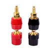 10pcs/Lot Gold Plated Banana Binding Post Large Current Amplifier 4mm Banana Plug Jack Socket Speaker Terminal 5 Pairs Red+Black ► Photo 3/6