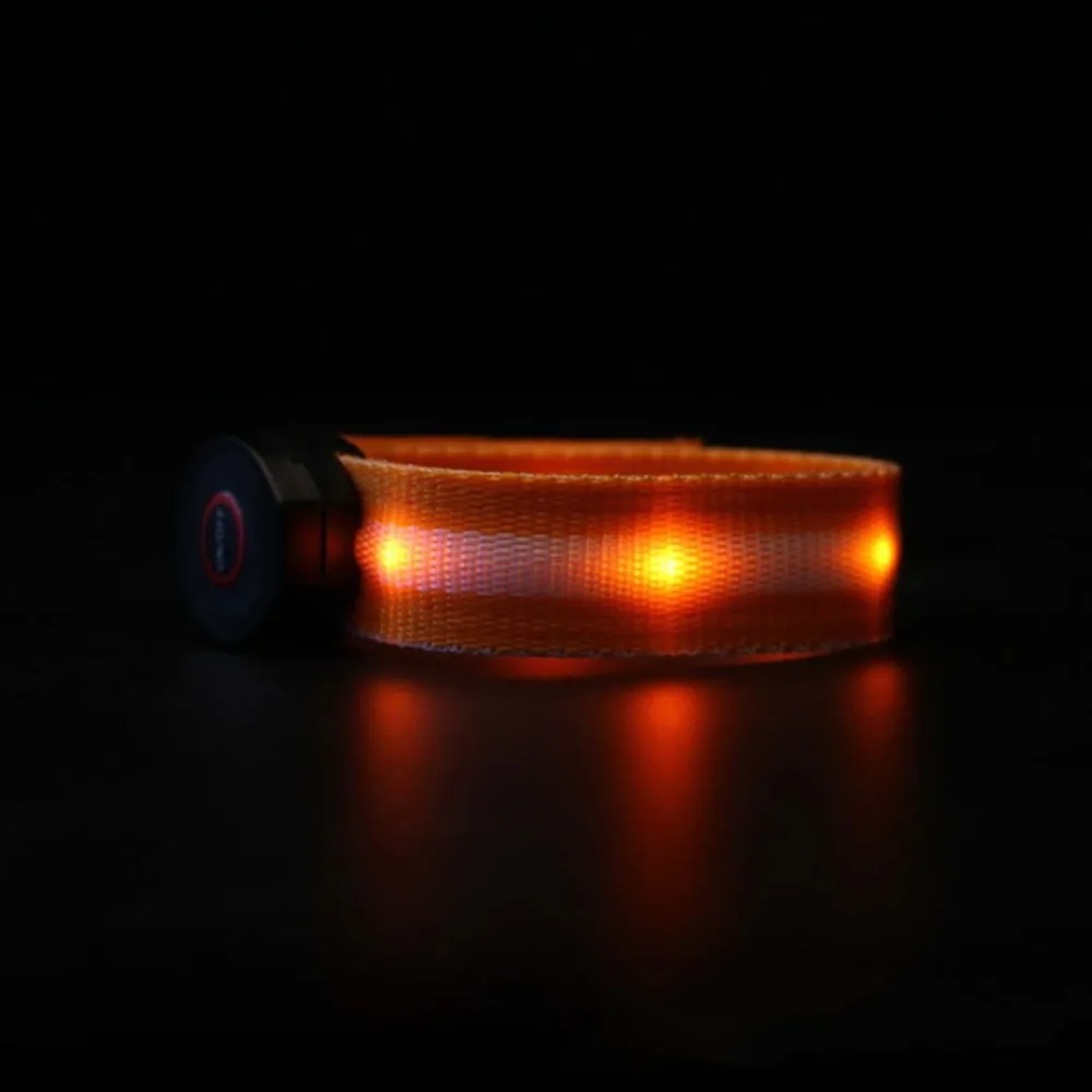 Best Bicycle Sports Leggings Tied Arm Night Riding Safety Led Light Strip 5