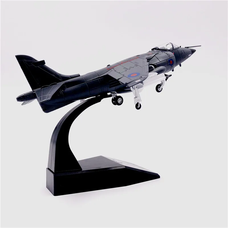 1: 72 Harrier Jump Fighter Jet металл самолет Игрушечная модель самолета