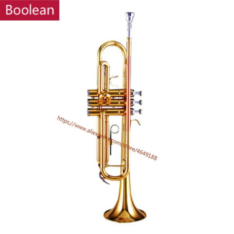 Boolean Профессиональный последний BbTrumpet Малый импорт клапан и жесткий корпус