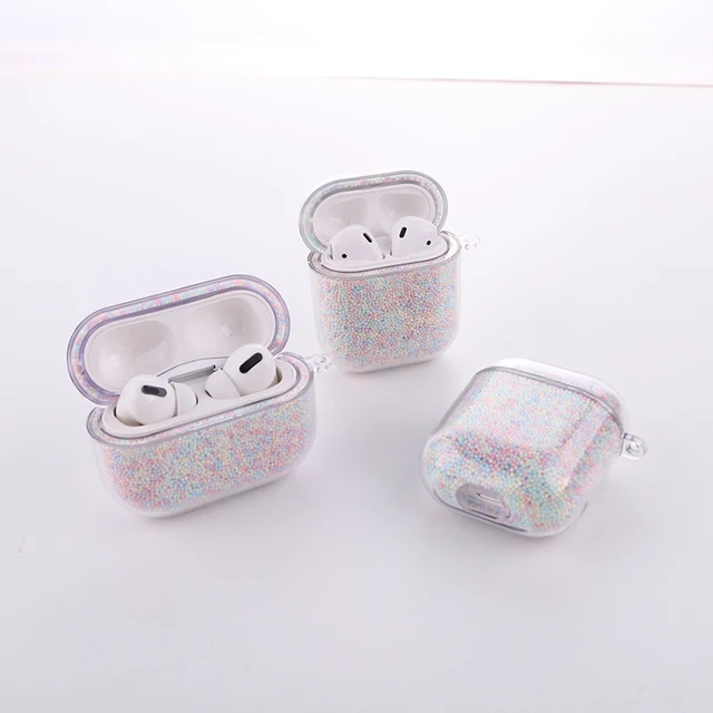 Colorful Quicksand Case For Apple Airpods 3