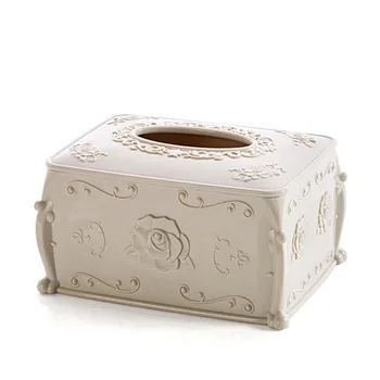 

Portable Car Tissues Box Square Vintage Living Room Plastic Funny Tissue Container Creative Tovaglioli Carta Storage Box AB50ZJ