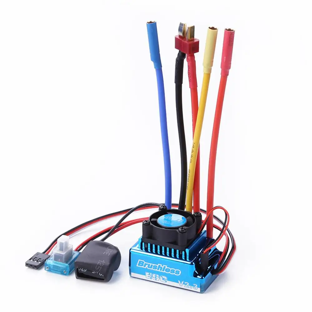 

Waterproof 45A 60A 80A 120A Brushless ESC Electric Speed Controller Dust-proof for 1/8 1/10 1/12 RC Car Crawler RC Boat Part