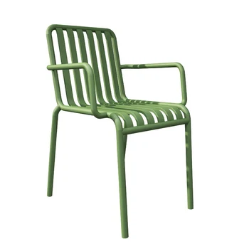 

Nordic plastic chair backrest outdoor chair home simple casual dining chair coffee chair thick plastic chair can be stacked