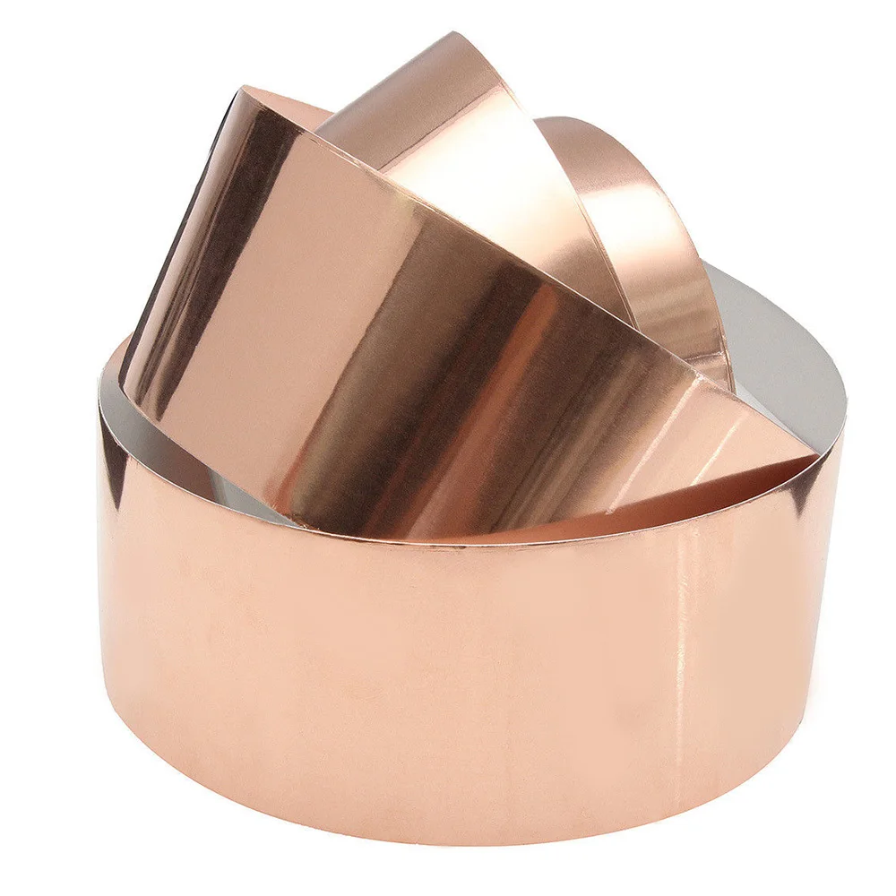 Прочная проводящая защитная лента 50 мм* 3,0 м гитара из медной фольги удобное экранирование сигнала проводящая медная фольга многоразовая лента