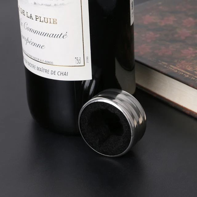 Anneau d'arrêt anti-goutte pour bouteille de vin rouge, en acier  inoxydable, pratique, collier de bouteille de bière, outils de Bar -  AliExpress