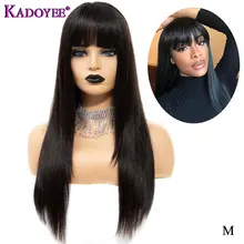 Прически Silky Straight, Синтетические волосы на кружеве человеческих волос парики бразильских Волосы remy 13x4 передние кружевные парики с челкой длинный парик для черных для Для женщин