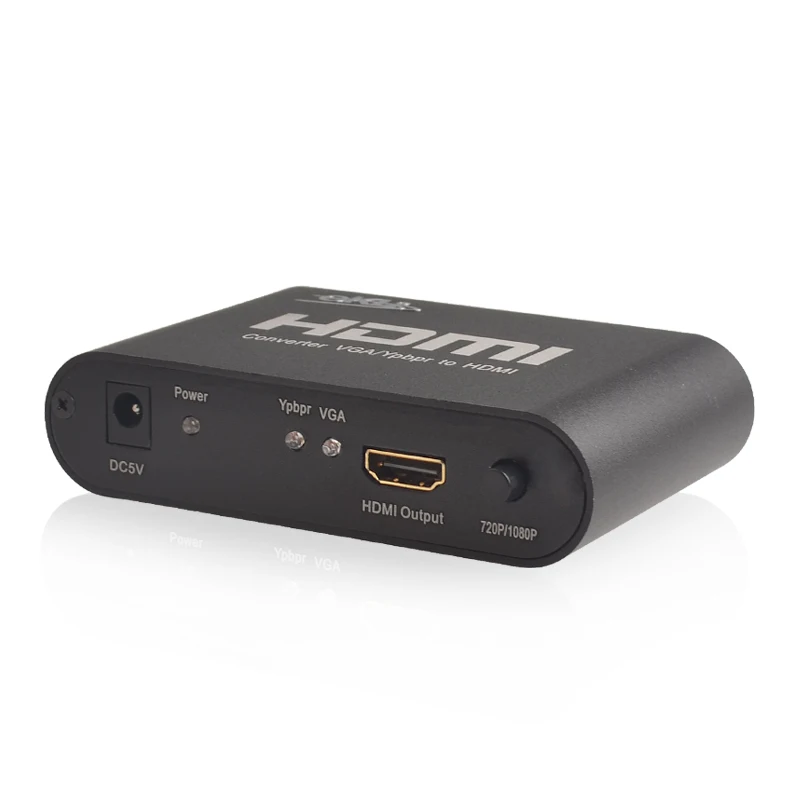 Компонентный VGA/YPBPR к HDMI видео конвертер Vga вход сигнала выходу hdmi | Компьютеры и