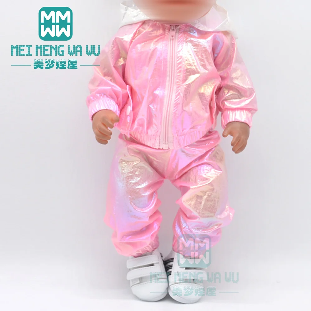 Doll Clothes 43cm Newborn Jacket Sequin Skirt Casual Christmas Gift Doll Accessories doll accessories doll clothes