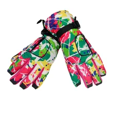 Лыжные перчатки, зимние перчатки, водонепроницаемые, теплые, для сноуборда, катания на лыжах, для холодной погоды, перчатки для женщин, Нескользящие, дышащие, прочные