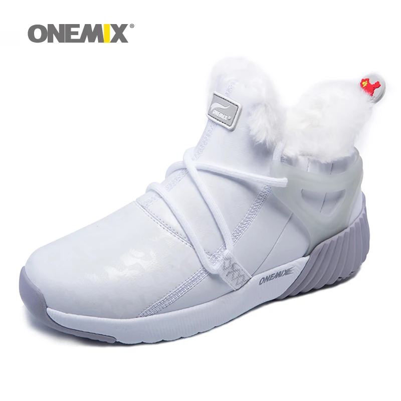 ONEMIX/женские зимние ботинки теплые кроссовки для мужчин удобные бега прогулочные