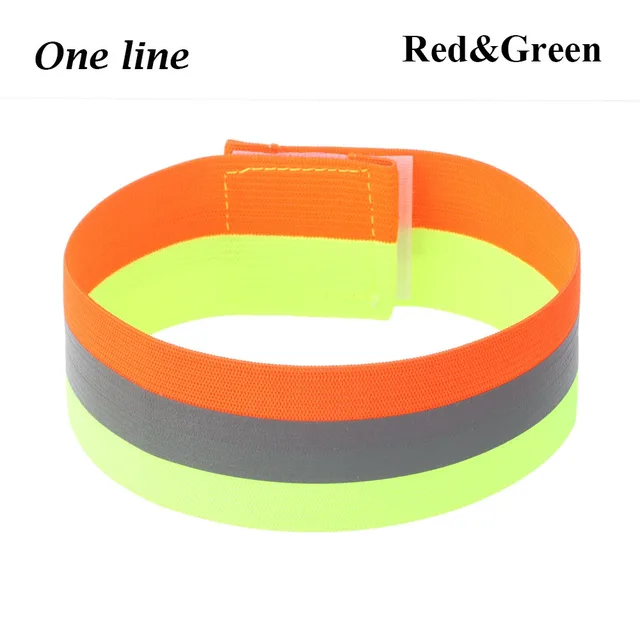 Strap Bike Safety Alert Sport Tape Warning Armband Cycling Reflective Strips