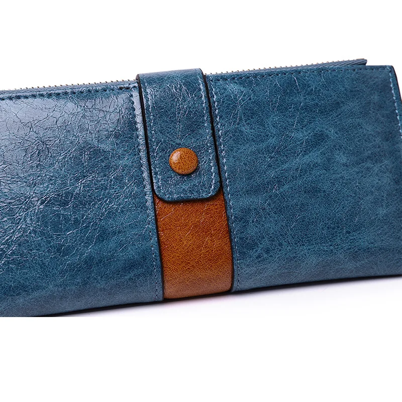 2019 Women Leather Wallets Luxury Brand Zipper Wallets Female Designer long Wallets Purses Clutch Bags for Women iPhone Carteira (18)