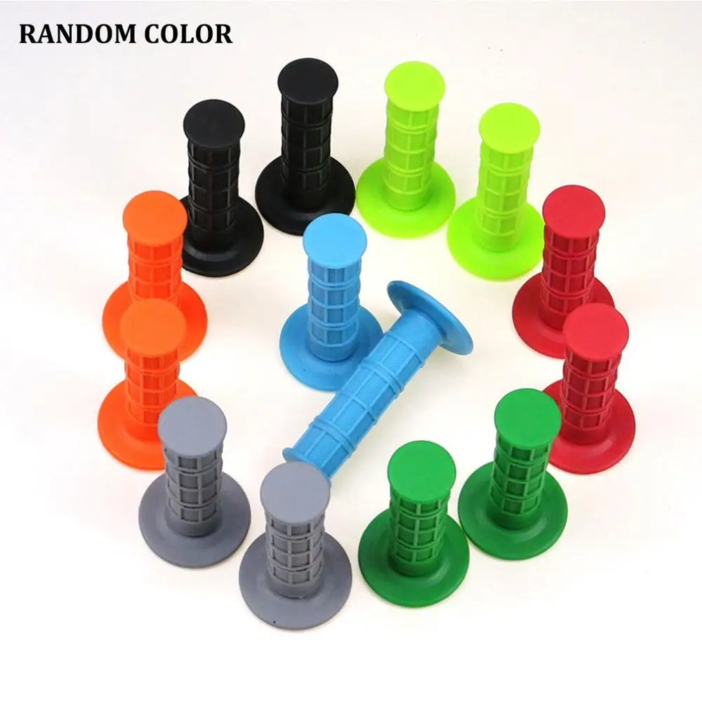 Handlebar Grips Hand Bar Grips Handle Bar Rubber Motorcycle Dirt Pit Bike For Kawasaki Kx65 Kx85 Kx125 Kx250 Kx500 photo