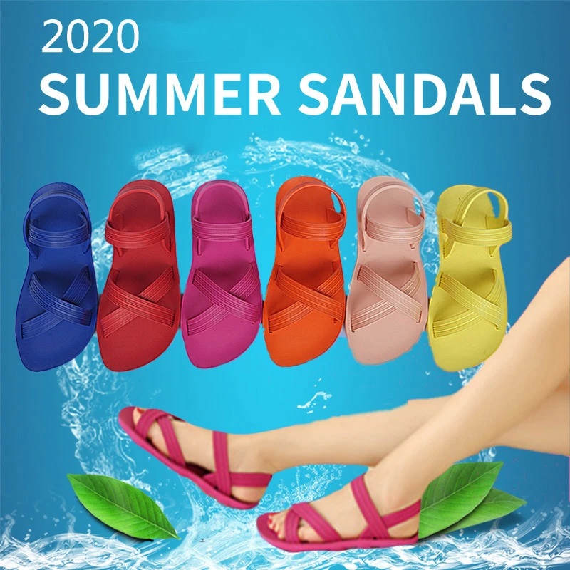 women's plastic beach shoes