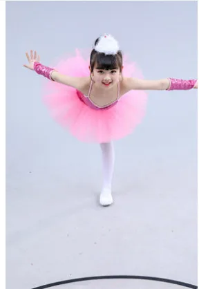 Kids Girls Flower Strap Athletic Lyrical Dance Costumes Parties Dancewear Ballerina Ballet Gymnastics Leotard Tutu Dress