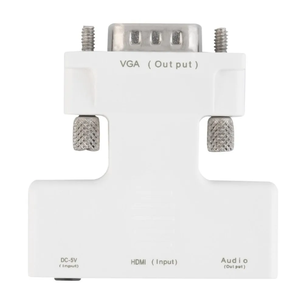 Профессиональный HDMI Вход Женский к VGA Мужской конвертер адаптер с аудио кабелем поддержка 1080P выходной сигнал