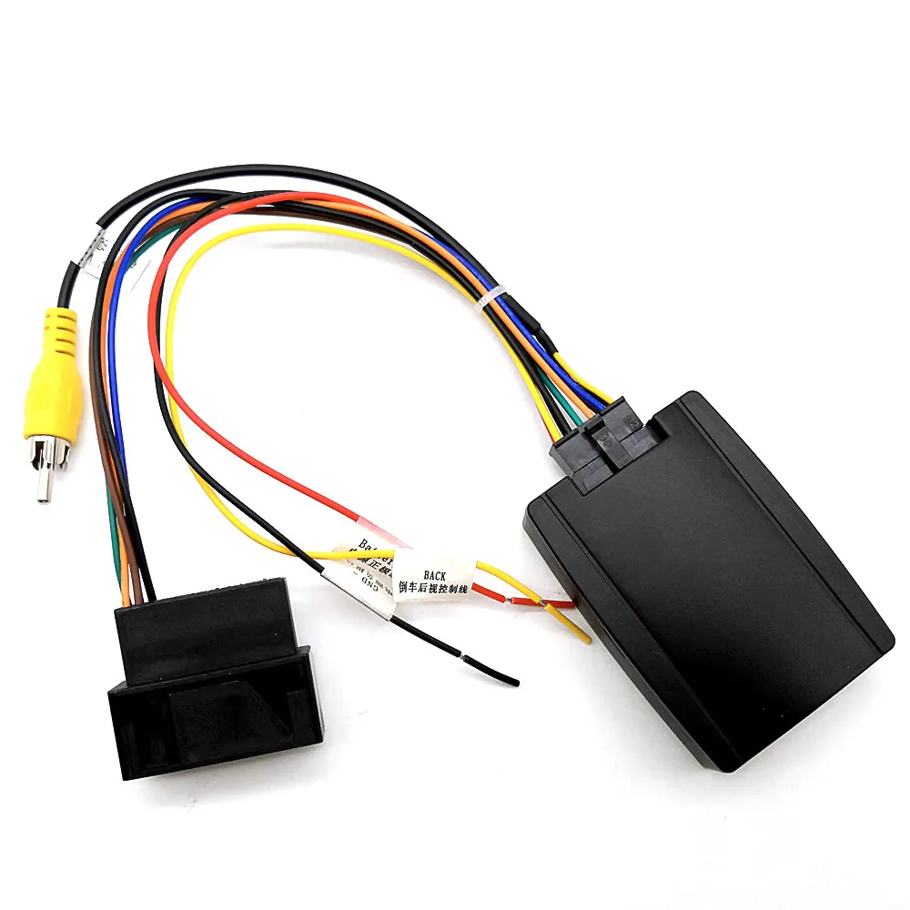 YIFOUM 26Pin RGB к CVBS(RCA) AV преобразователь сигнала адаптер обратный камера кабель для Volkswagen Tiguan Magotan Passat CC