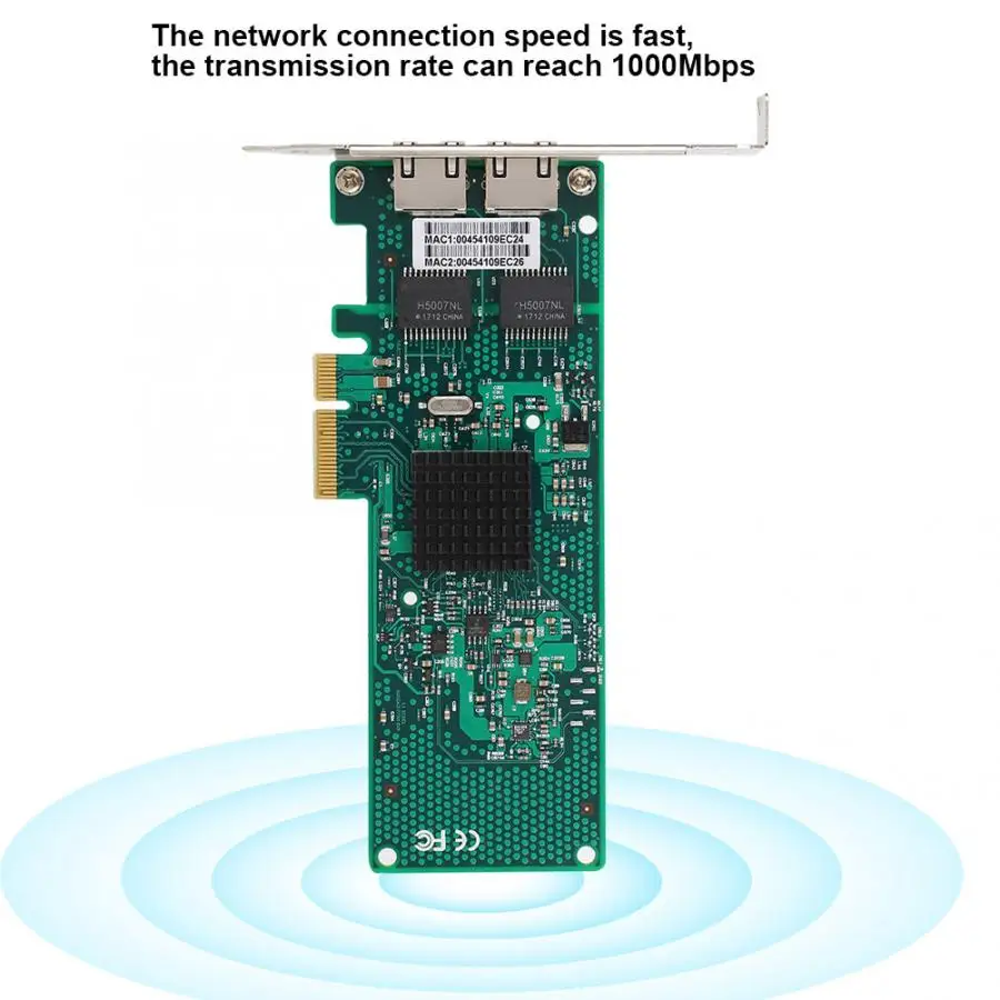 Для Broadcom BCM5709 PCI-E X4 гигабитный сетевой карты 10/100/1000 Мбит/с на сервер стационарного персонального компьютера