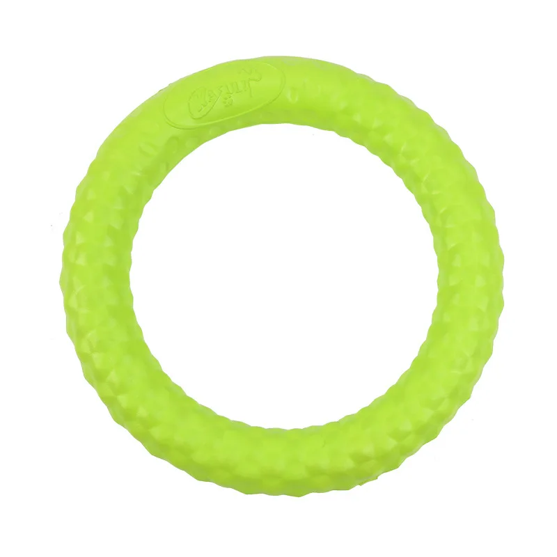 Green Fly Circle Товары для домашних собак, кошек, EVA, пенопластовое кольцо для бала, круглые инструменты - Color: Green Fly Circle