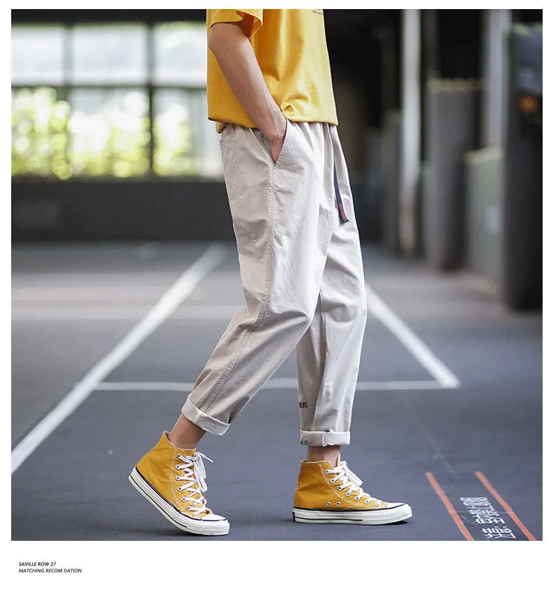 

Pants Men's Autumn & Winter Thin Korean-style BF Japanese-style Straight-Cut Loose-Fit INS Super Fire Cargo Bib Overall Men's Sk