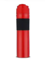 Portable Insulated French Press Coffee Maker and Travel Mug, 350ML (350Ml Red)