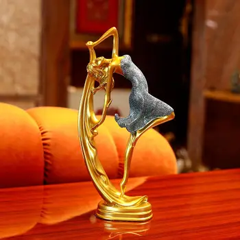 

Mini Dancing Lady Model Home Living Room Hallway Cabinet Decor Birthday Gift