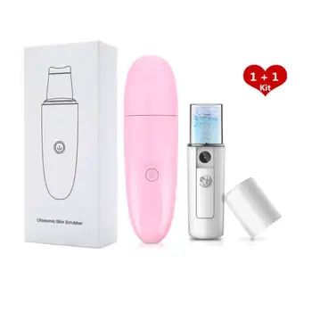 

Ultrasonic Facial Skin Scrubber Ion Face Deep Cleaning Peeling Shovel Pore Blackhead Cleaner Machine Skin Care Tools Massager