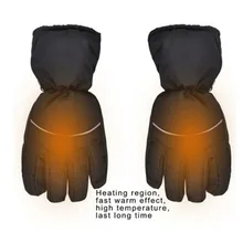 Перчатки с подогревом для всех пальцев, лыжные перчатки с подогревом, теплые перчатки для сноуборда с батарейным боксом, водонепроницаемые перчатки с подогревом