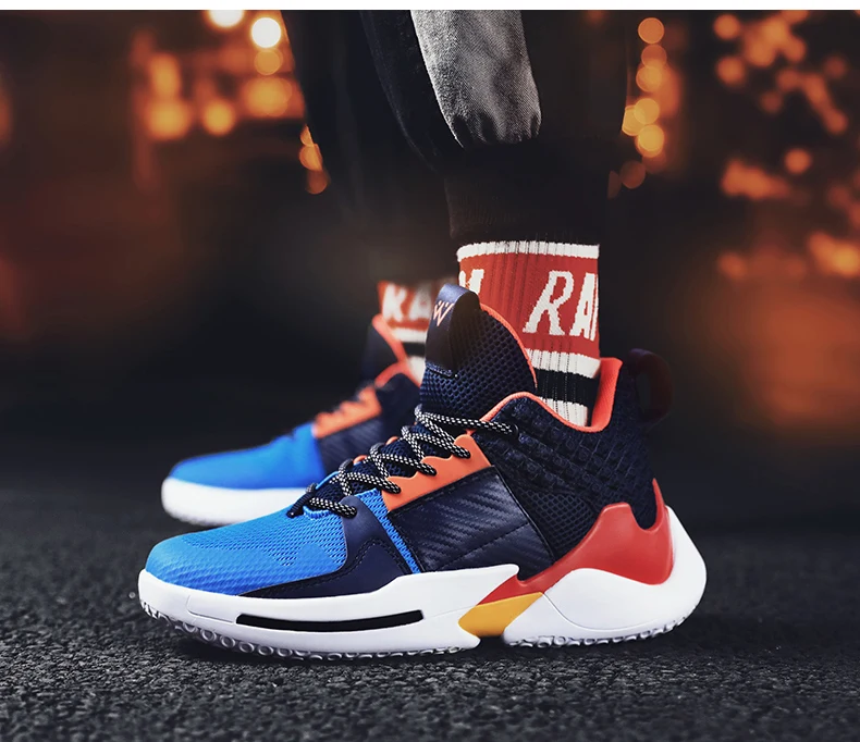 Basketball Shoes Men Lebron High Top Basketball Sneakers Men Training Ankle Boots Outdoor Men Colorful Sport Shoes