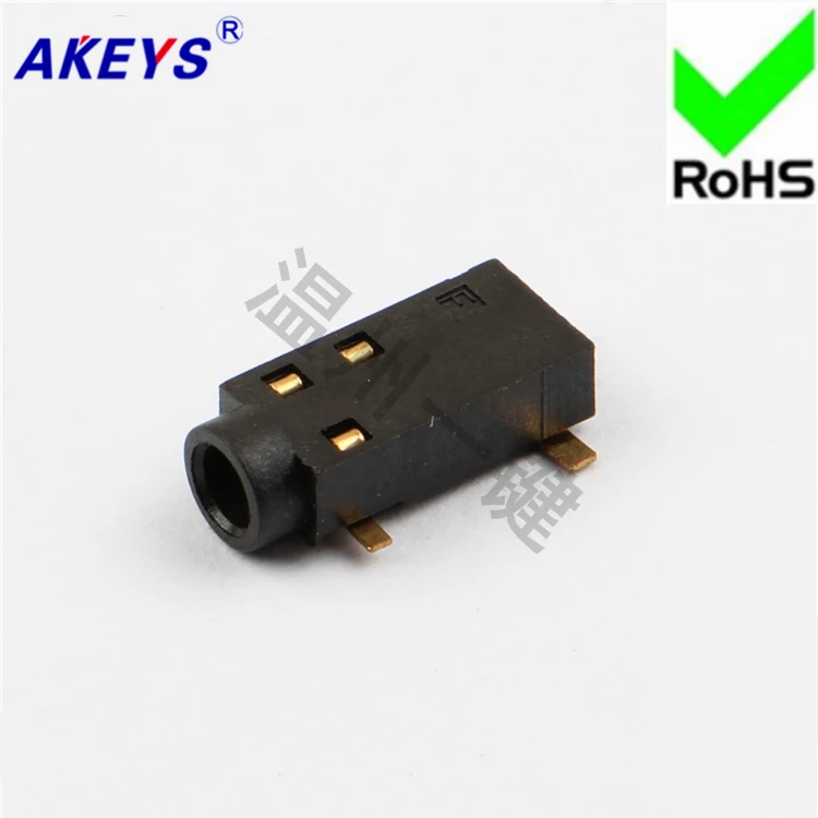 30 PCS PJ-234-4P pillarless power socket 2.5 headphone 4 foot patch 2 fixed base | Обустройство дома