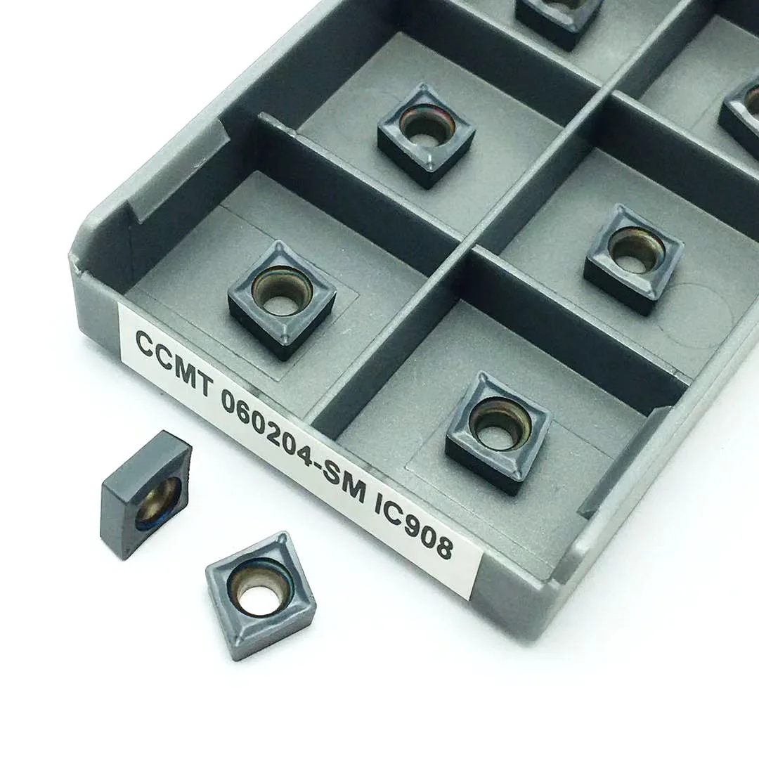 Inserts De Tour CNC DCMT11T308 VP15TF En Carbure De Tungstène - Lot De 10 Pour Usinage Métal, Longue Durée De Vie, Remplacement Facile